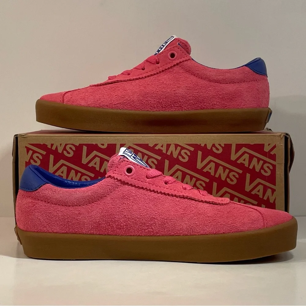 💘 [BRAND NEW] VANS SPORT LOW BAMBINO HONEYSUCKLE WOMENS SIZE 6.5 SNEAKERS 💘 - Picture 3 of 8